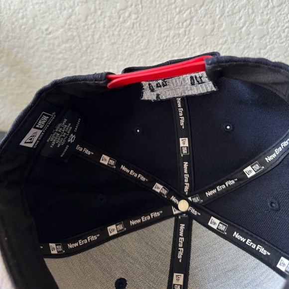 Washington Nationals New Era adjustable baseball cap navy with red bill - Picture 4 of 5